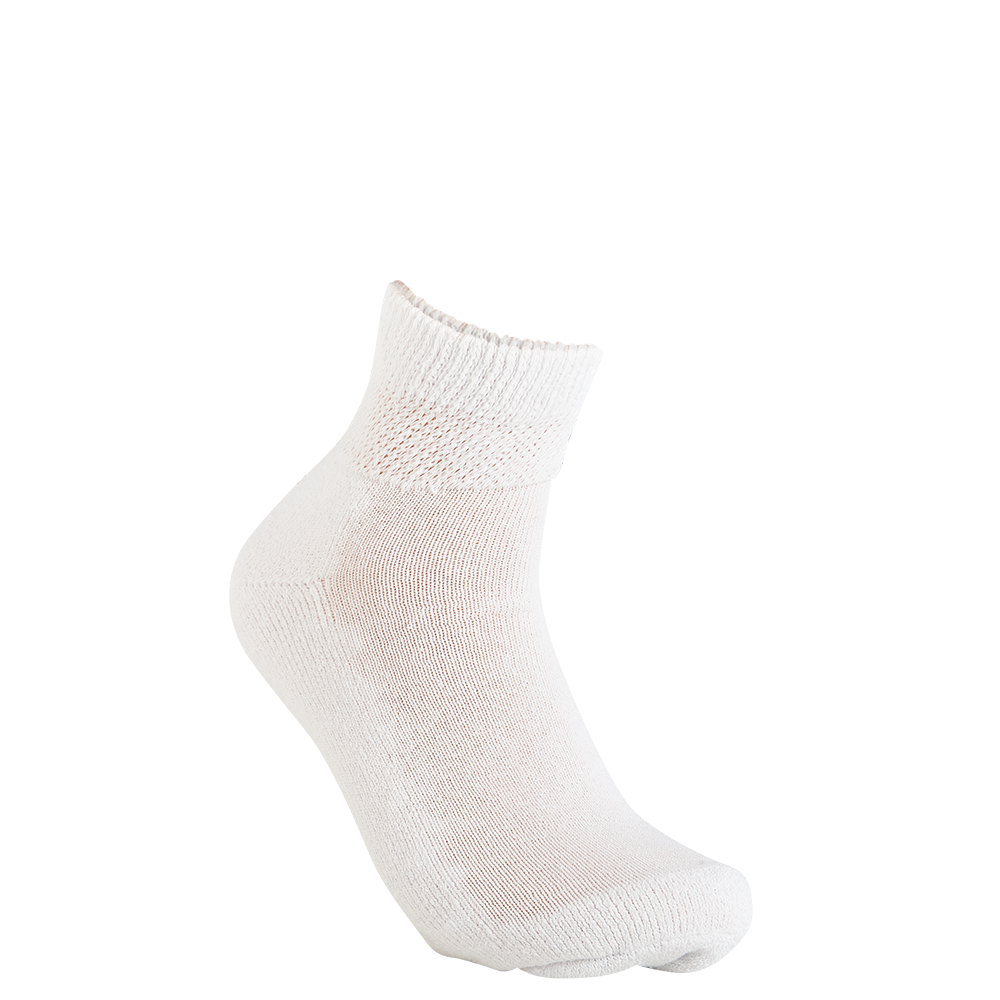 2 Pair Men's Circulatory - Diabetic Quarter Ankle Socks